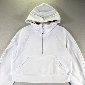 Lululemon Womens Half Zip Hoodie Lavender Womens M/LThumbhole Pullover Athletic